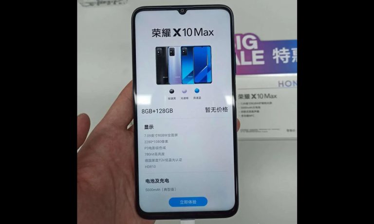 Honor X10 Max live photos