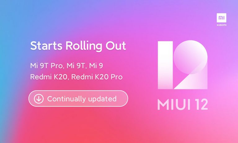 MIUI 12 Global to xiaomi mi 9 mi 9t mi 9t pro redmi k20 redmi k20 pro