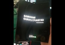 Real life photo Samsung Galaxy Z Fold 2