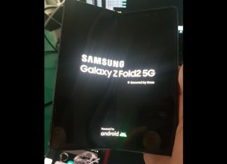 Real life photo Samsung Galaxy Z Fold 2