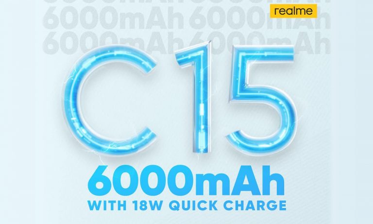 Realme C15 6.000mAh battery