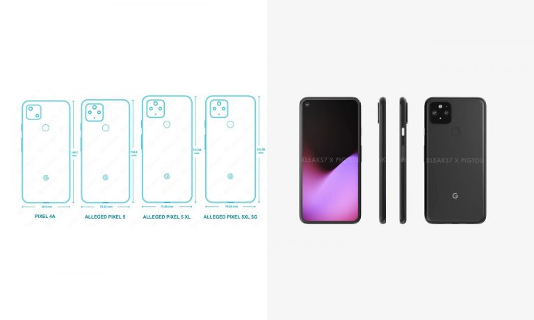 google pixel 4a and 5 rear fingerprint
