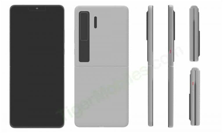 huawei mate v clamshell foldable