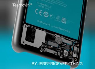 oneplus nord dual selfie teardown case