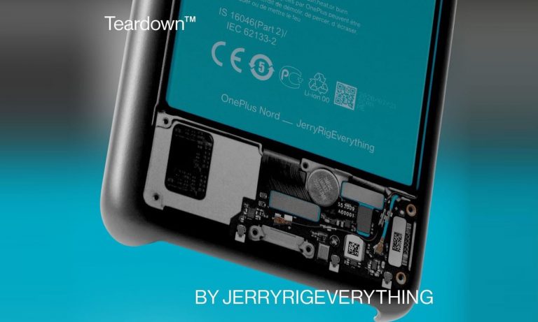 oneplus nord dual selfie teardown case