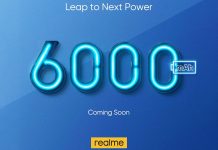 realme 6000 mah battery smartphone