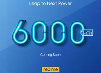 realme 6000 mah battery smartphone