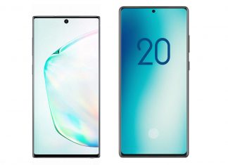 samsung galaxy note 20 vs note 10 size