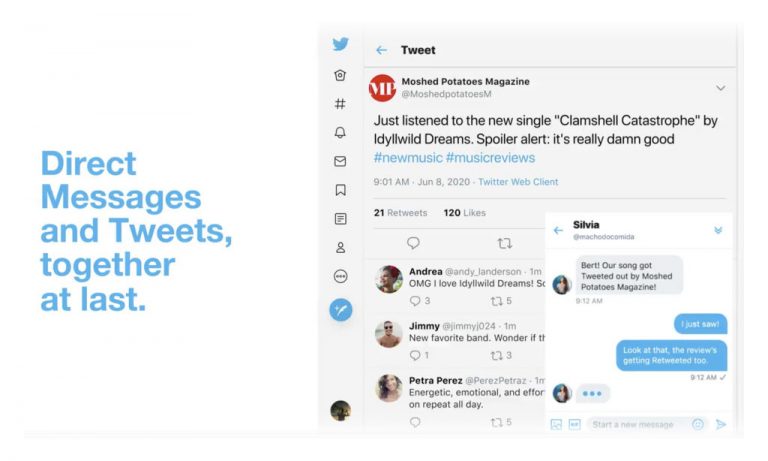 twitter dm chat