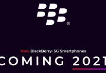 BlackBerry 5G smartphone 2021