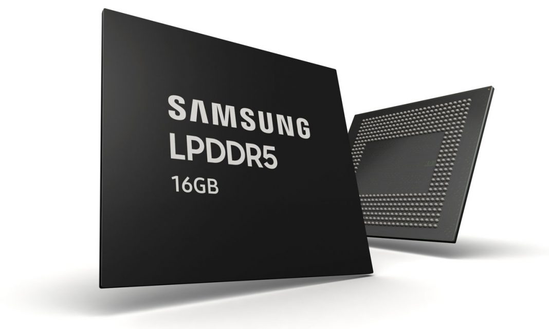 Samsung EUV 16GB LPDDR5 DRAM