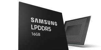 Samsung EUV 16GB LPDDR5 DRAM