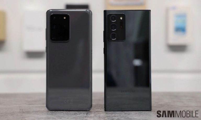 Samsung Galaxy Note 20 Ultra vs Samsung Galaxy S20 Ultra