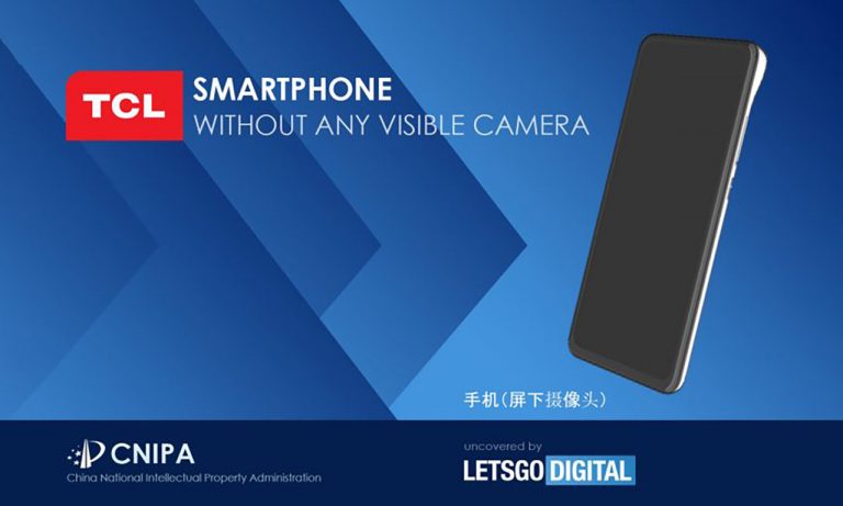 TCL invisible cameras smartphone