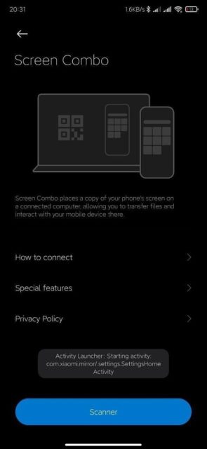 Η νέα Εφαρμογή της Xiaomi επιτρέπει τον έλεγχο του smartphone από το PC (screenshots)