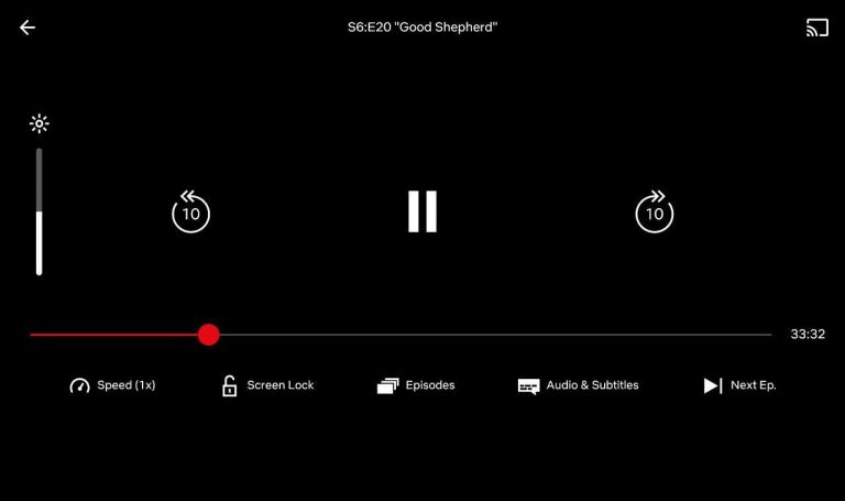 netiflix playback speed