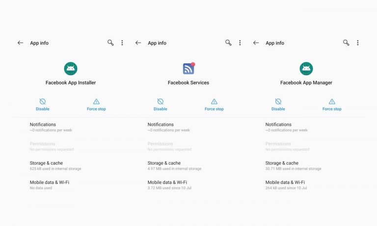 oneplus facebook bloatware services uninstall