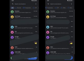 Google Messages Categories