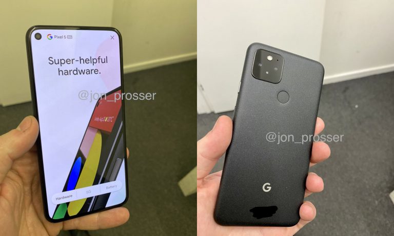 Google Pixel 5 real life images