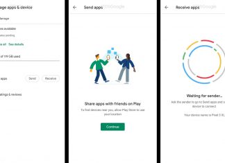Google Play Store peer to peer share apps
