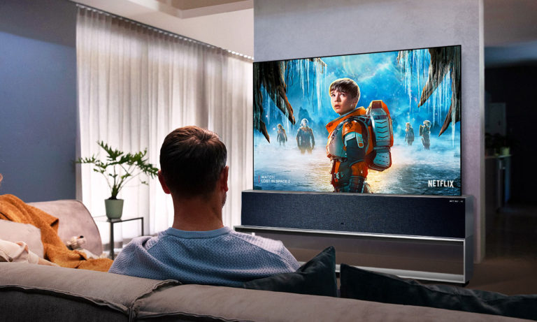 LG OLED TV RX World First Rollable TV