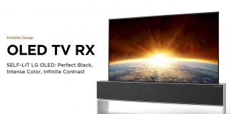 LG OLED TV RX World First Rollable TV