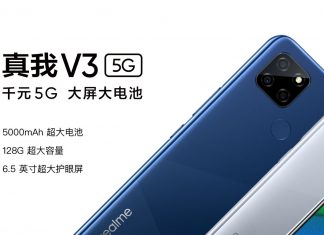 Realme V3 the cheapest 5G smartphone