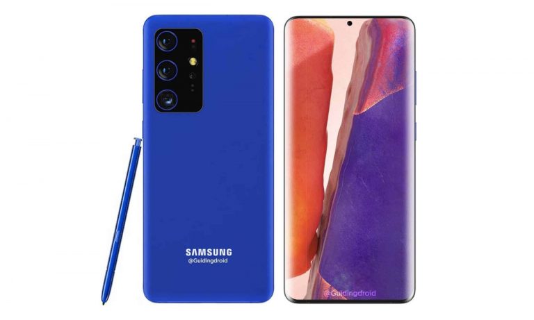 Samsung Galaxy S21 Ultra renders with S Pen