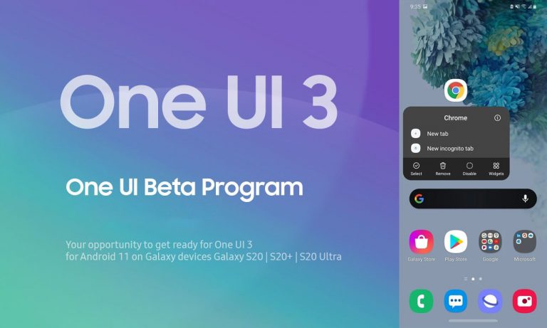 amsung One UI 3.0 Android 11 Beta
