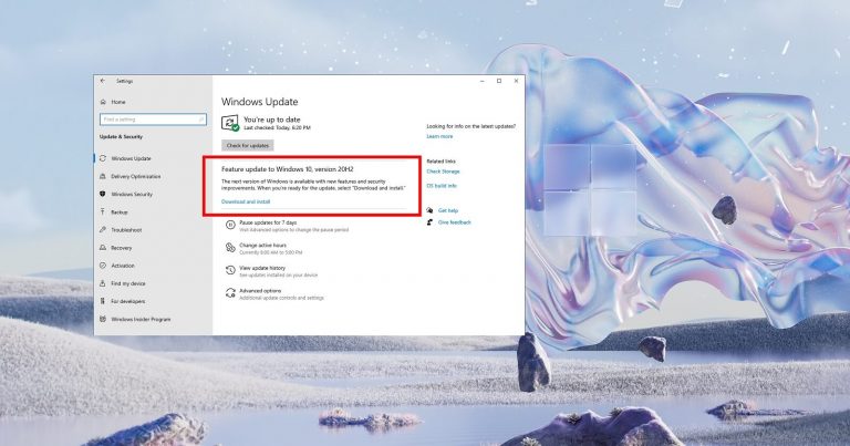 windows 10 october update 2020 20H2
