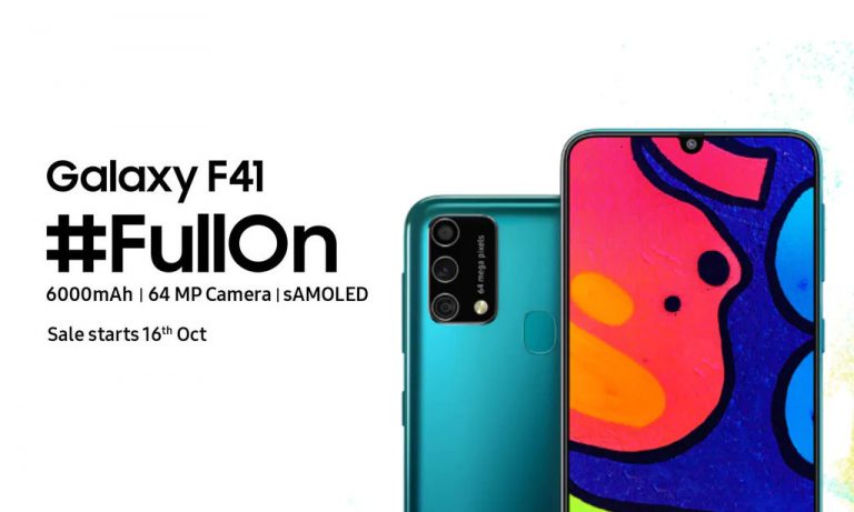 Samsung Galaxy F41 launch
