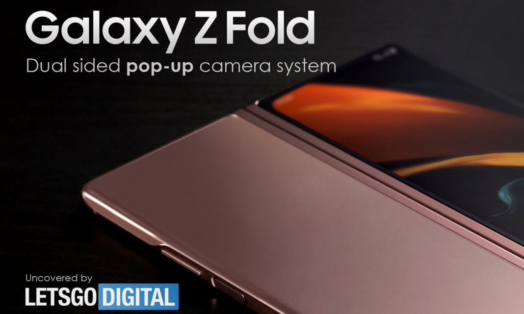 samsung galaxy foldable dual pop-up selfie camera