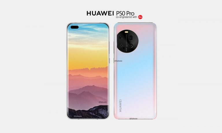 Huawei P50 Pro renders not