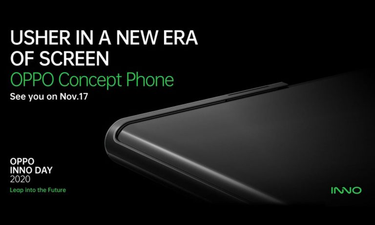 Oppo rollable smartphone 17 november