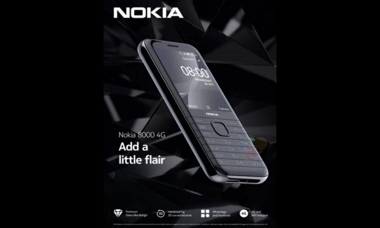 nokia 8000 4g poster and specs