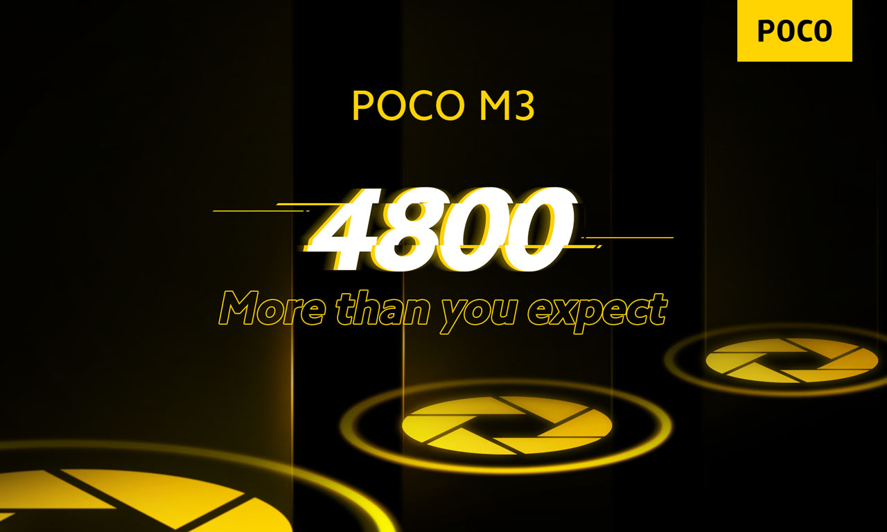 poco m3 just before launch camera
