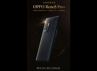 Oppo Reno 5 Pro+ Teasers