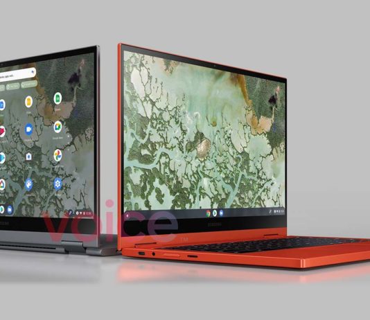 Samsung Galaxy Chromebook 2 pres render