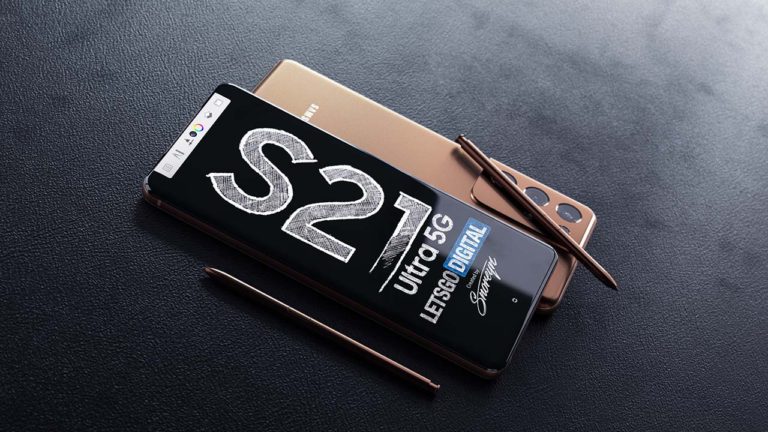 Samsung Galaxy S21 Ultra with S Pen Renders