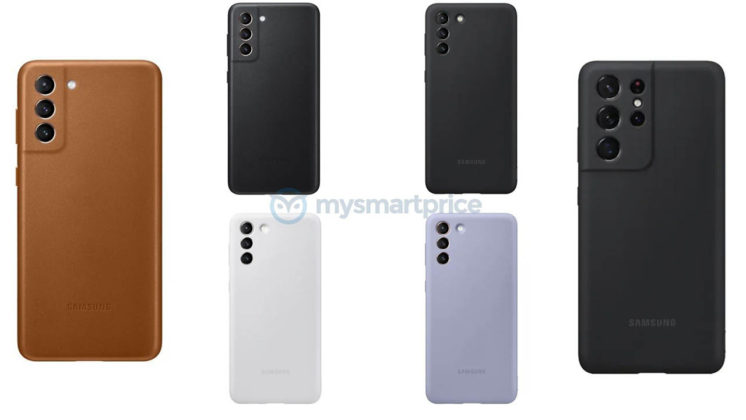Samsung Galaxy S21+ live images renders cases