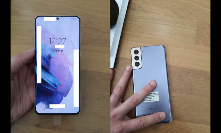 Samsung Galaxy S21+ live images renders cases