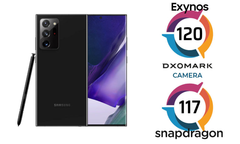 samsung galaxy note 20 ultra 5g snapdragon dxomark