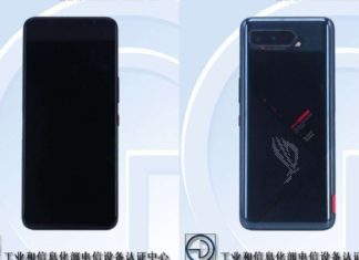 Asus ROG Phone 5 dot matrix aura lighting back