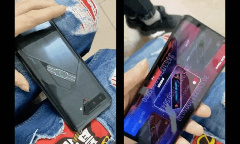 Asus ROG Phone 5 video second display on back