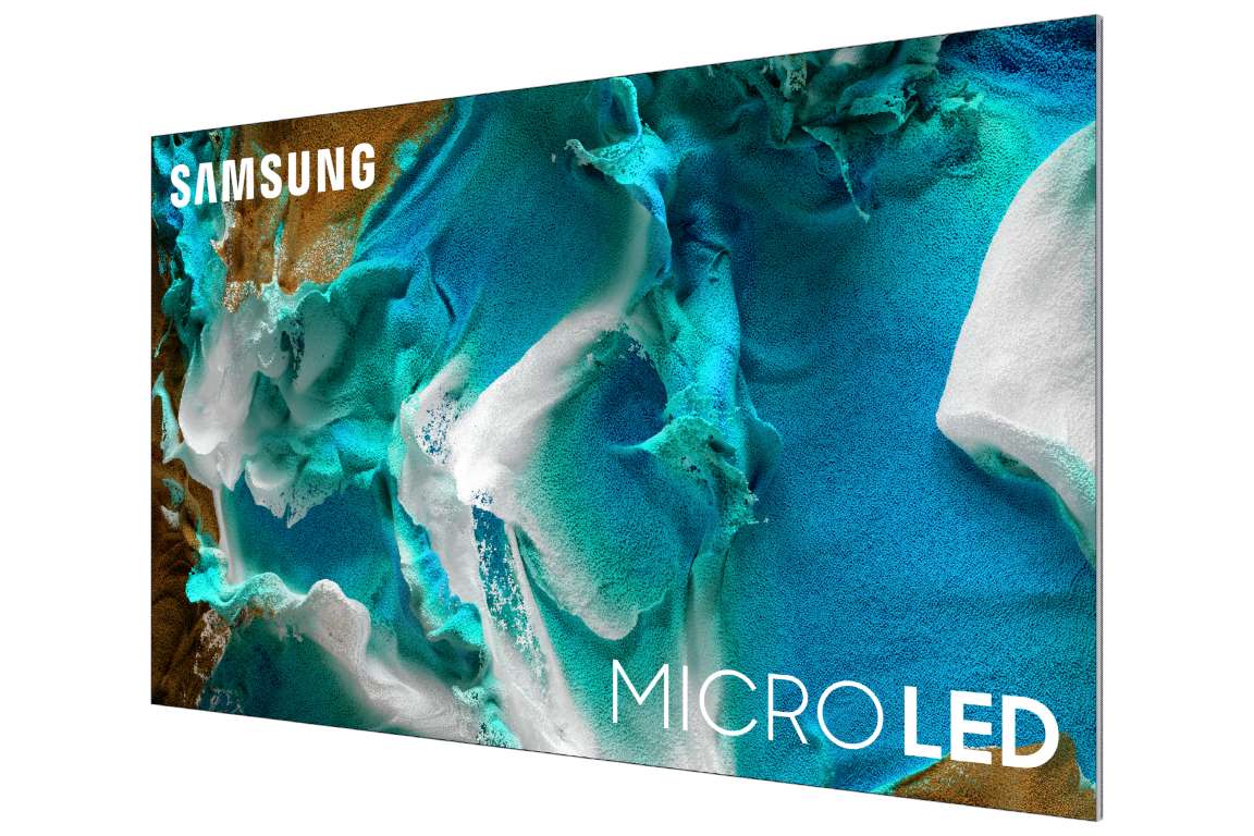CES 2021 Samsung Neo QLED microLED Frame 2021 TV display panels