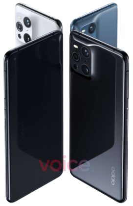 Oppo Find X3 Pro official renders