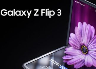 Samsung Galaxy Z Flip 3 concept render