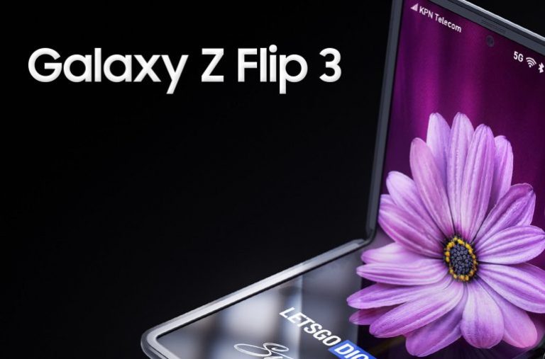 Samsung Galaxy Z Flip 3 concept render