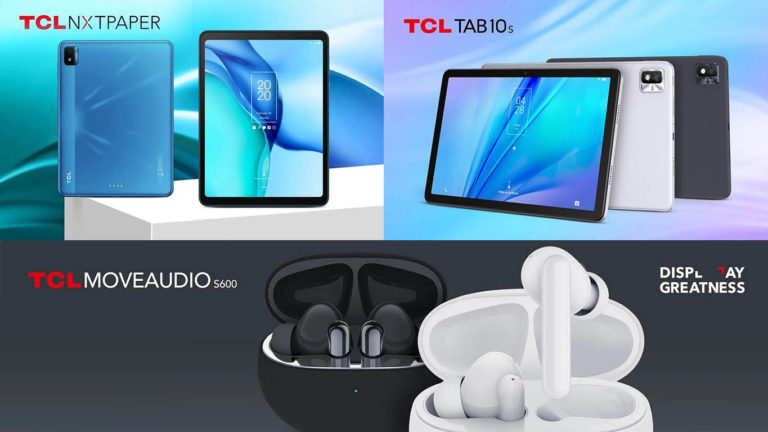TCL NXTPAPER TCL TAB 10S TCL MOVEAUDIO S600 TWS CES 2021