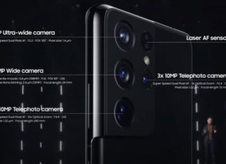 Galaxy S21 Ultra camera preview